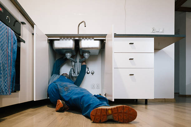 Professional Drain Cleaning technician working in Severna Park, MD